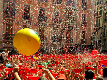 San fermines in pamplona